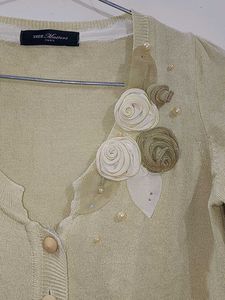 Flower Design Sweater