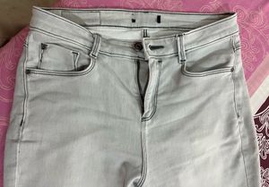 Light Grey Skinny Fit Jeans