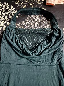 black party short dress