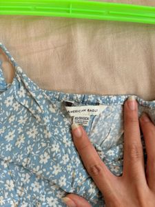 AMERICAN EAGLE 💙Blue Floral Mini Dress