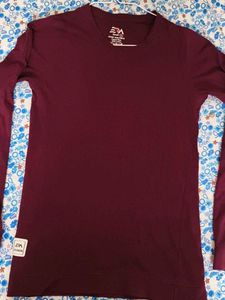 Maroon Long Sleeve Top