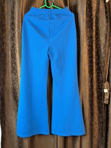 Vibrant Blue Wide-Leg Trousers