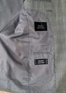 Italy hand made Men's Grey Blazer