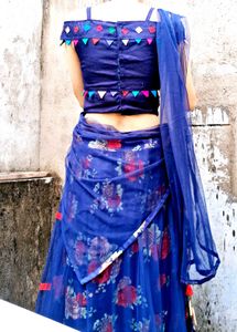 ✨️Blue Floral Lehenga✨️