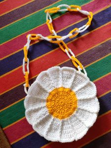Crochet Daisy Bag