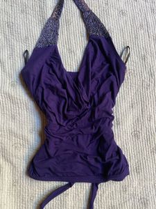 sparkling vintage halter top