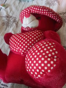 Red Polka Dot Teddy Bear