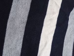 Chic Striped V-Neck Sweater