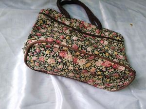 Floral Print Shoulder Bag