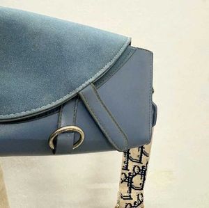 Stylish blue cross body bag