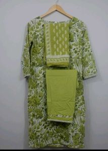 Floral Print Kurta with Pant Set🔴(2pair)