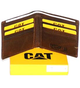 CAT Leather Wallet For Unisex