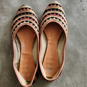 Embroidered Juttis - Women's Footwear