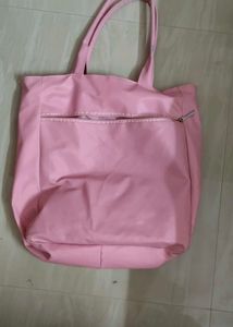 Cute Pink Daisy "Nice Day" Tote Bag