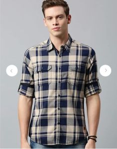 Men's Plaid Casual Shirt