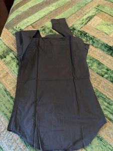 Men's Black Button-Up Shirt