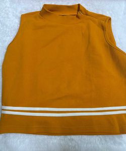Mustard Crop Top