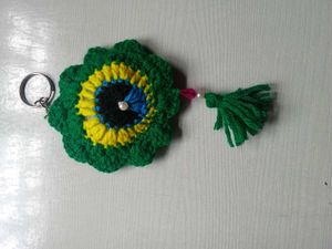 Handmade Evil Eye Keychain Set