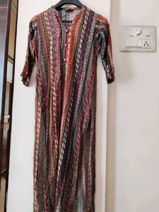 Bohemian Print Long Kurta