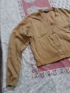 Classic Tan Cardigan