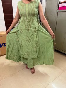 Beautiful Green Ethnic Gown