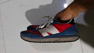 New Balance Sneakers - Red, White &amp; Blue