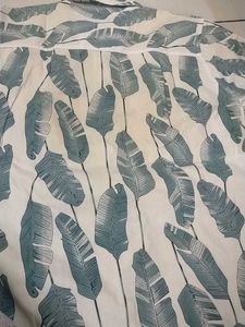 Men's Tropical Leaf Print Shirt