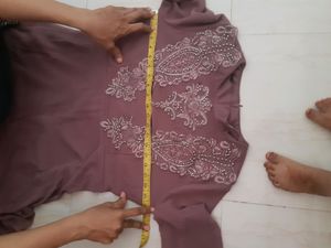 Long Dress Flour Touch