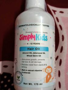 Simply Kids Hair Oil for 4-12 Years