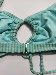Premium Striped Bikini Set Mint Condition X-Large