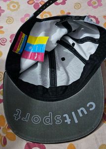 Stylish Grey and Black Baseball Cap