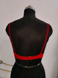 Red Lace Bra