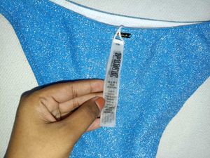 Sparkly Blue Bikini Bottoms