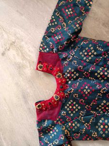 blouses Beautiful Red &amp; Gold Ethnic