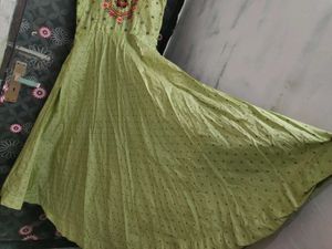 Beautiful Embroidered Anarkali Gown with Dupatta