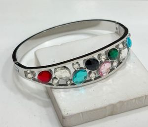Adult Size Openable Kada – Multicolor Stone
