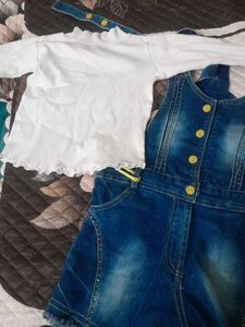 Two Piece set denim Dungrre|Top and bottom  se
