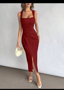 Red Midi Dress