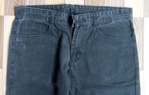 Classic Dark Grey Denim Jeans