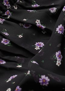 H&amp;M Floral Sheer Top