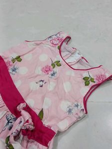 Cute Pink Floral Dress