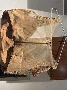 Sequin Embellished predraped saree