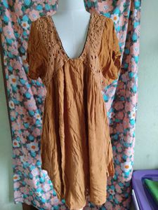 Boho Chic Embroidered Tunic Top