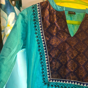 Teal Kurti