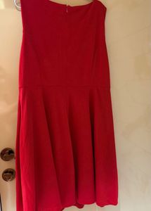 Red Sleeveless Fit &amp; Flare Dress