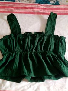 Green cropTop fixed price