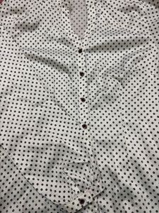Chic Polka Dot Long Sleeve Blouse