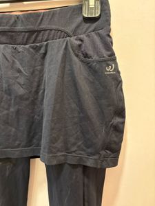 Black Skirted Leggings