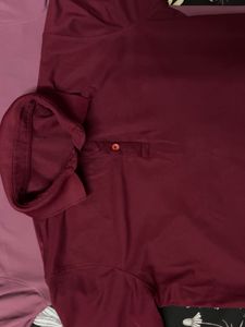 Maroon Polo T shirt (M)