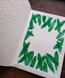 Leaf Art Customizable Greeting